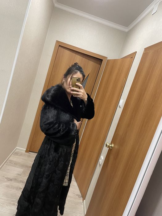 Норковая шуба в пол