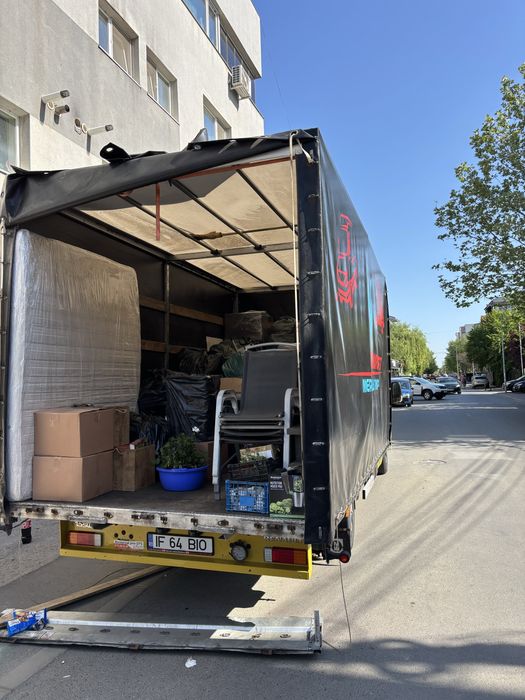 Transport mobila, mutari