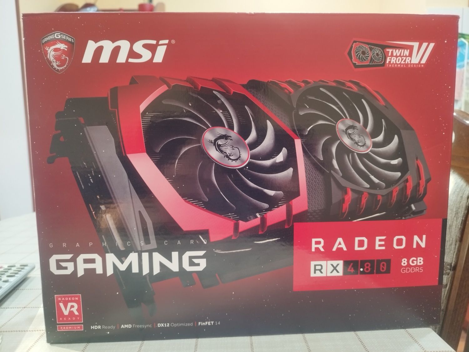 Видео карта MSI RX480 8GB
