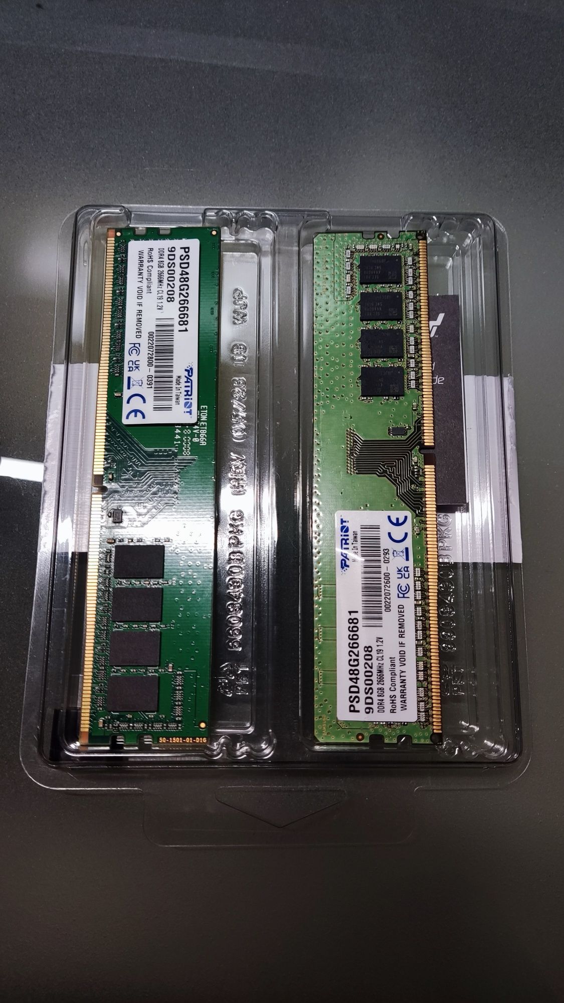 ОЗУ 16Gb DDR4 2666 MHz Patriot