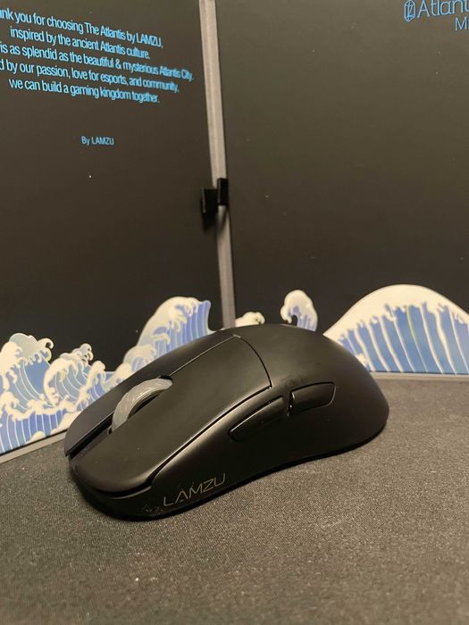 Lamzu ATLANTIS MINI 4K, Charcoal Black Геймърска мишка