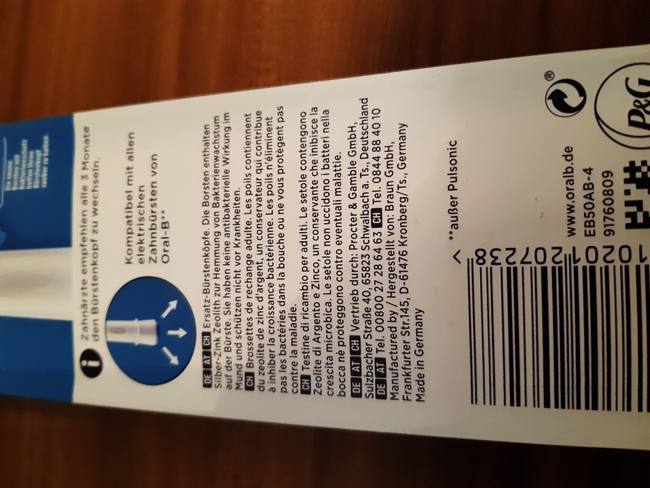 Rezerve / Capete periuta electrica Oral B