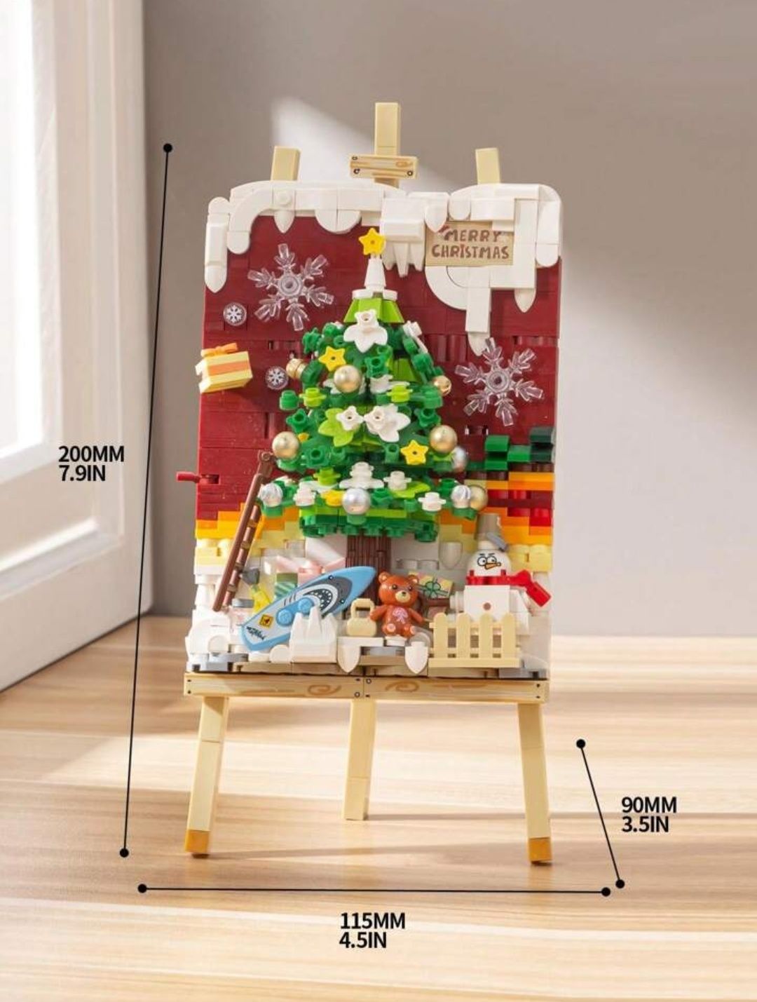 Конструктор от типа Lego - Коледна картина