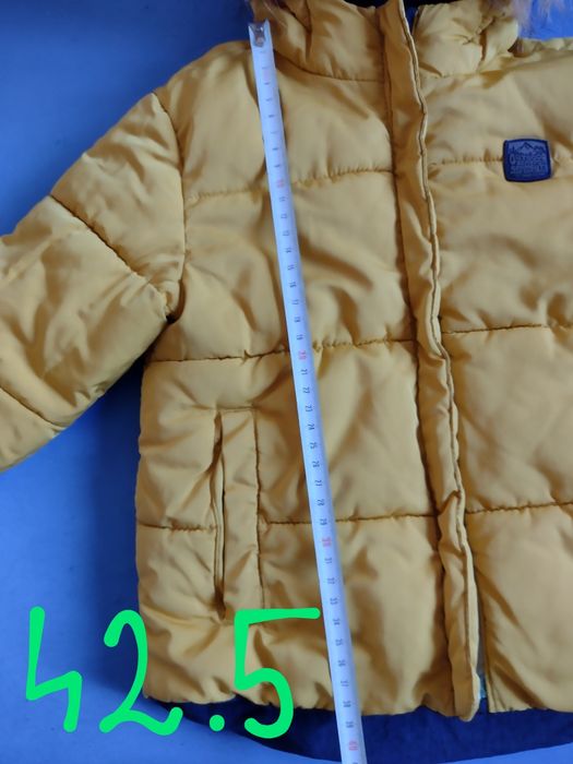 Geaca bleumarin- galben reversibilă Zara 92