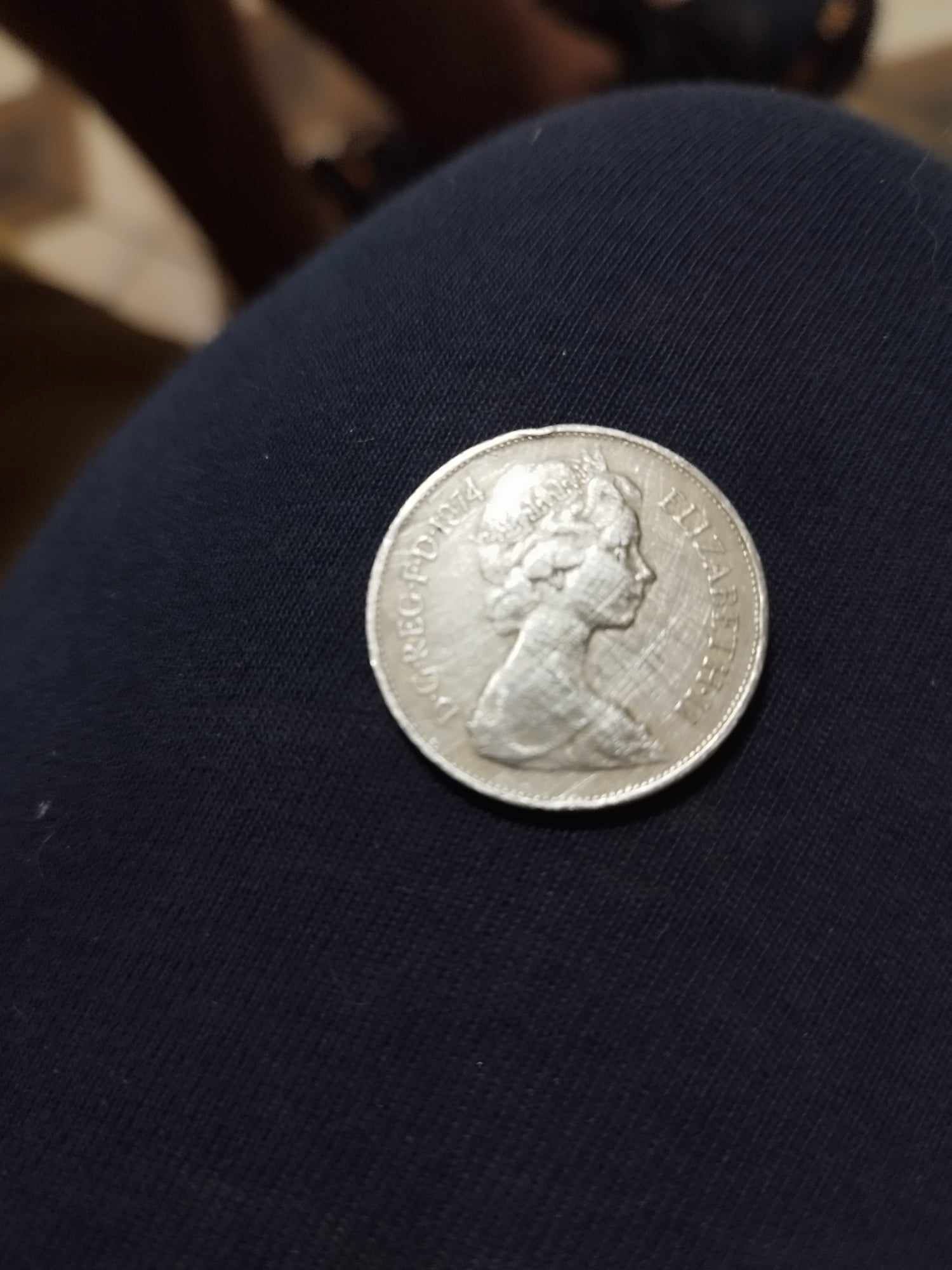 Moneda 10pence 1974