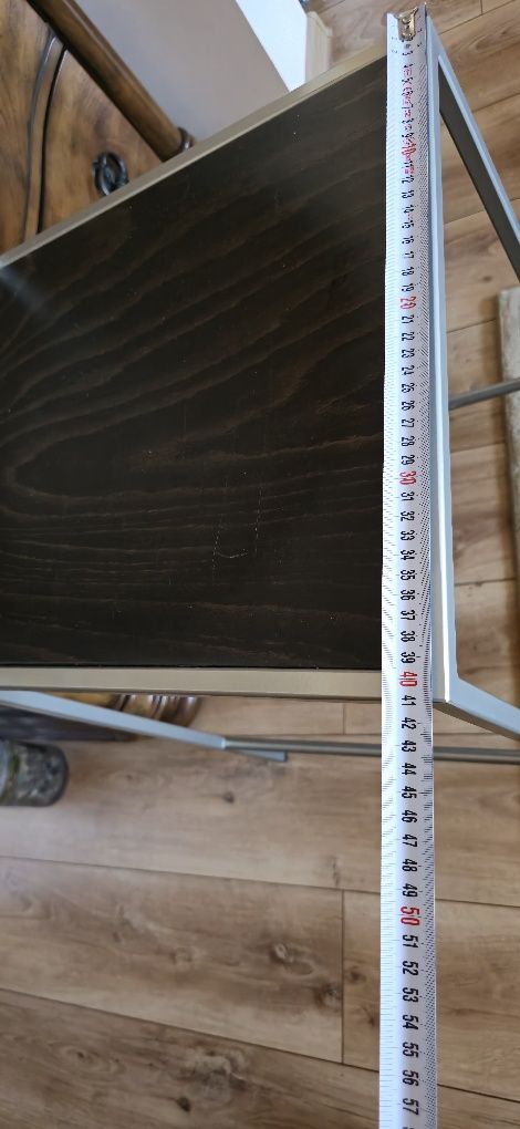 Vand scaune de bar cu structura din otel si sezut din lemn stratificat