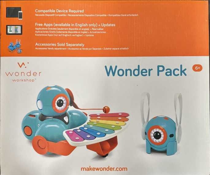 STEM Комплект Роботи с Аксесоари за Деца - Wonder Dash & Dot Pack