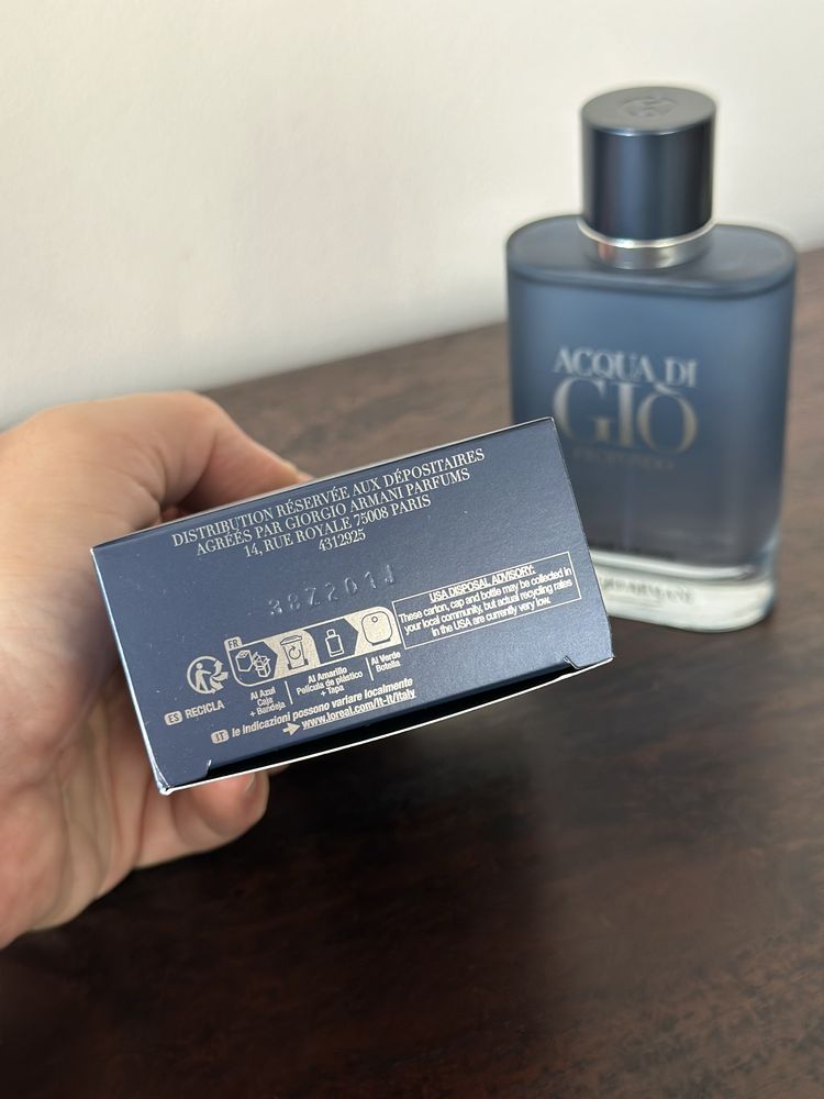 Parfum Armani Acqua di Gio Profondo EDT (noul edt)