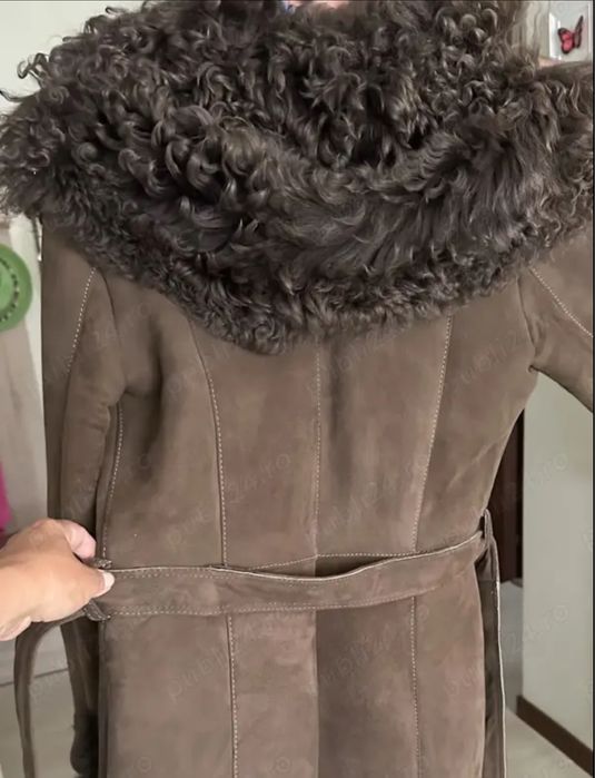 Cojoc blana naturala miel, marimea S / M