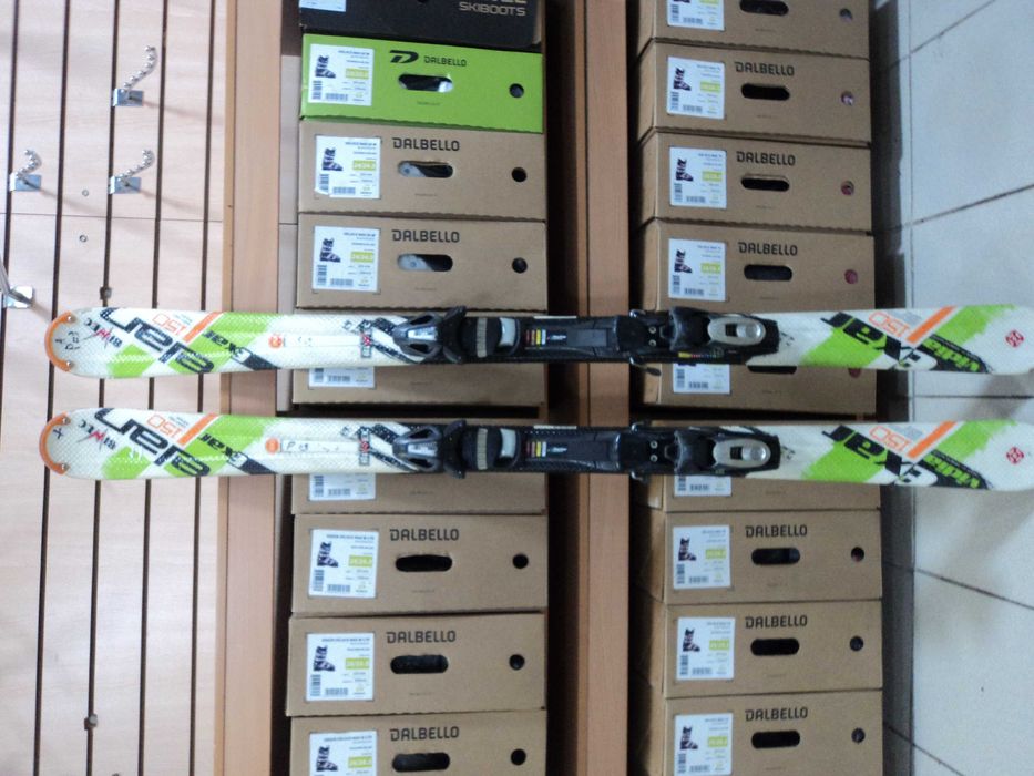 Не новые лыжи ELAN, EXAR VIDIA BIWEC, 150 см с кр-ми ELAN ESP10