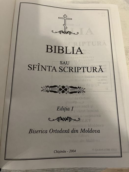 Biblia 1420 pagini,dimensiune 30/22cm