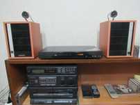 CD/DVD плеер «Hyundai 5068», пульт, активный сабвуфер, колонки (100 W)