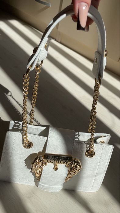 geanta alba versace