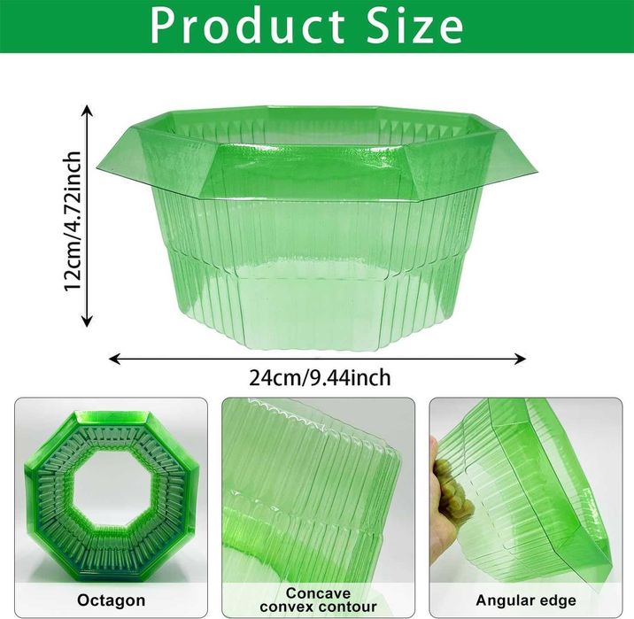 Sunshine smile Пакет от 20 защитни пластмасови нашийници срещу охлюви