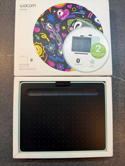 Tableta grafica Wacom Intuos S Bluetooth (Pistachio)