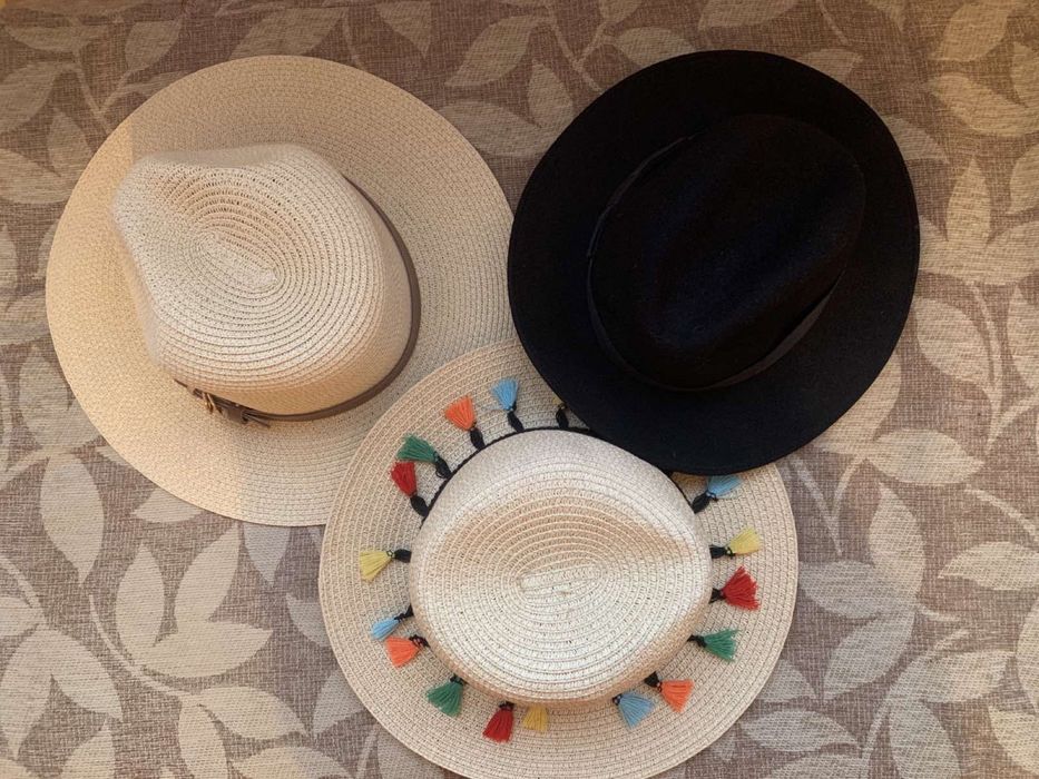 Нови и запазени дамски летни шапки