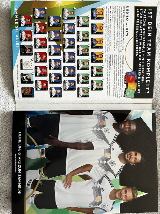 Album cartonase fotbal Germania 2018 complet