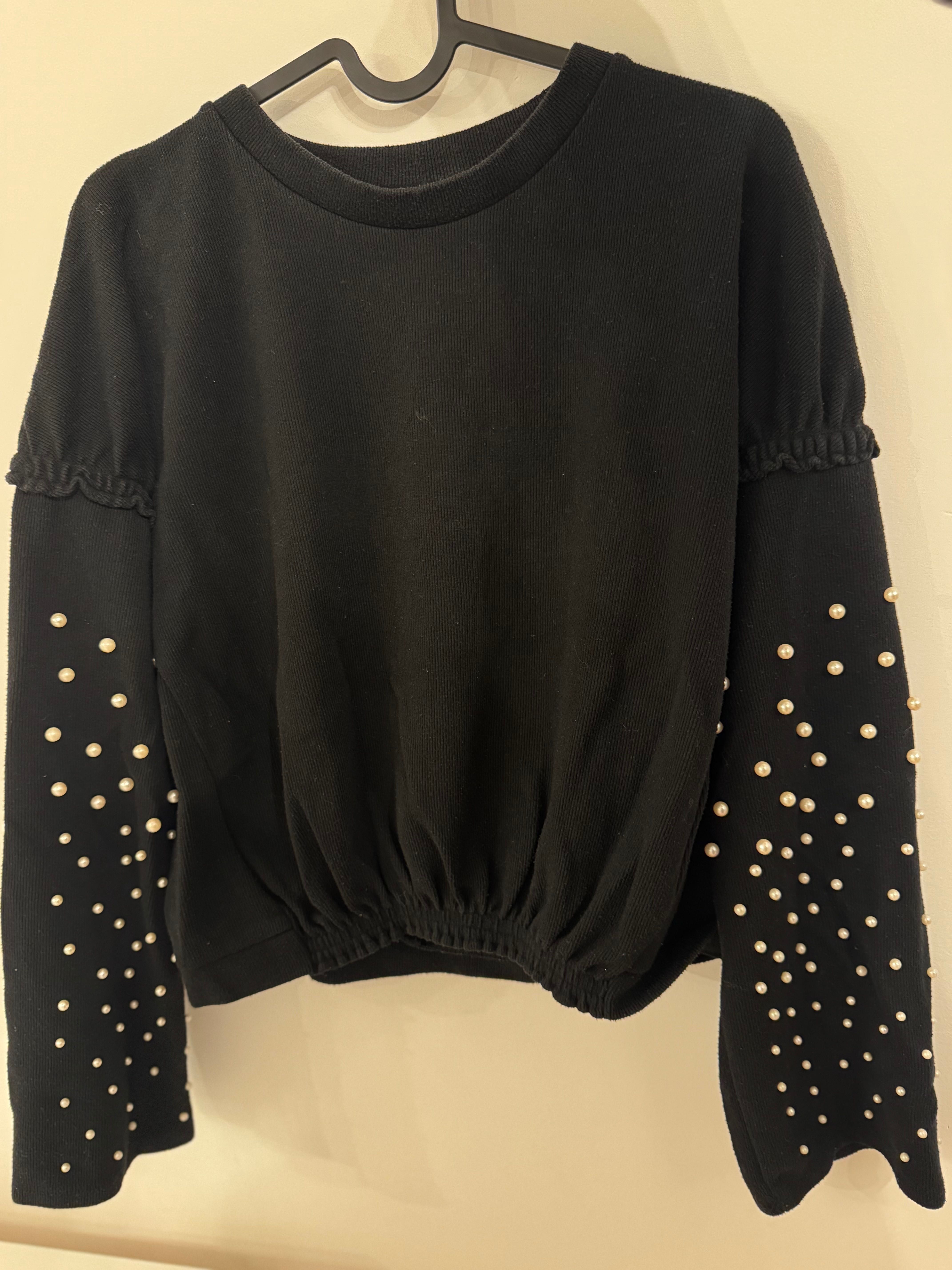 Bershka блуза с перли