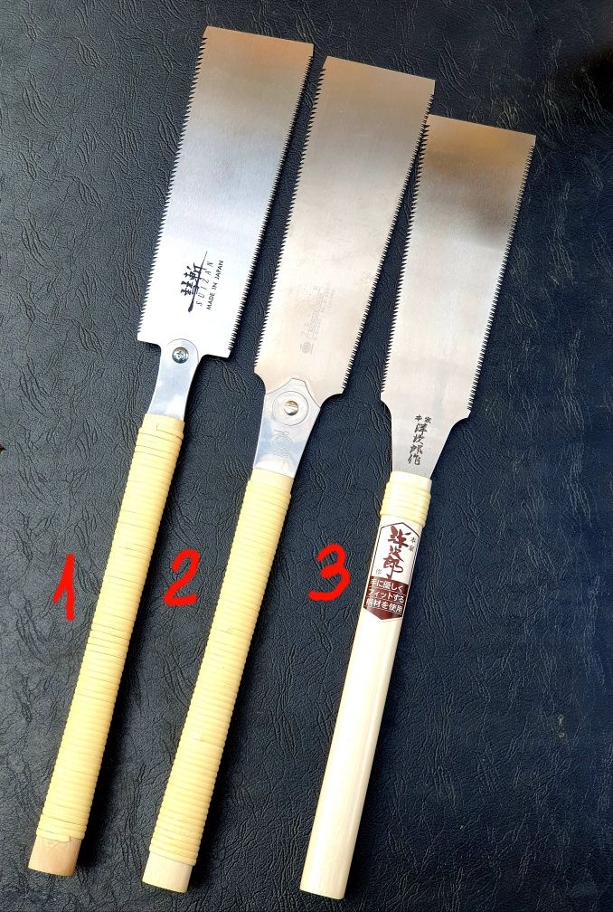 Японские двусторонние пилы Suzan, Gyokucho, Yojiro.