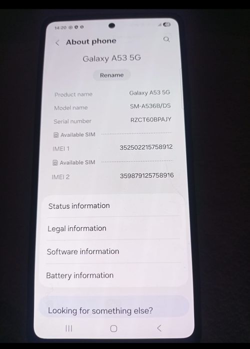 Vind telefon samsung a 53