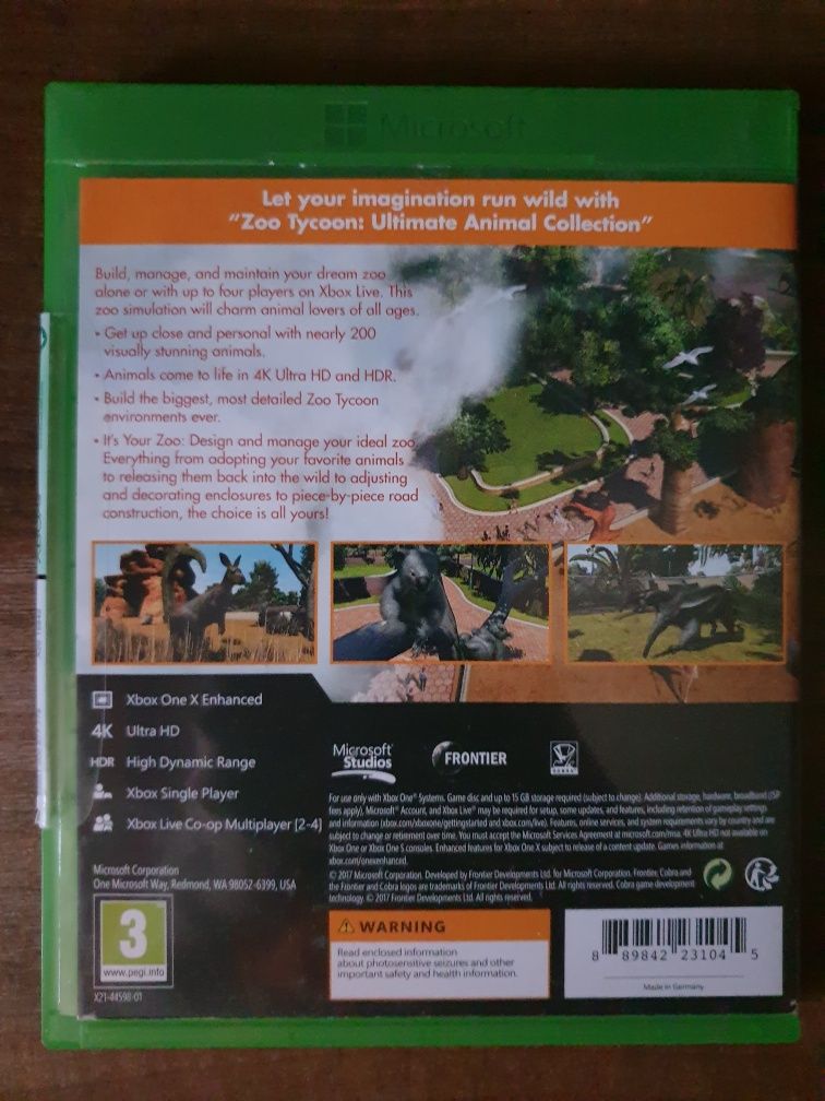 Zoo Tycoon Ultimate Animal Collection Xbox One