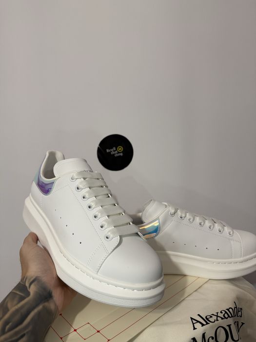 Adidasi alexander mcqueen albi marimea 43 Premium (balenciaga,balmain)