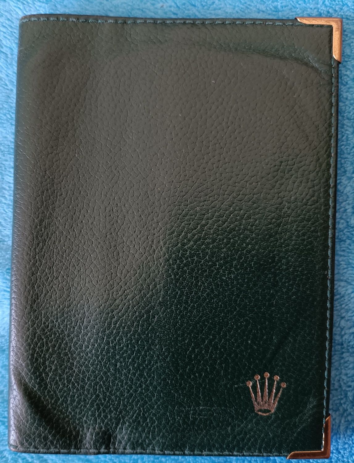 Rolex Elveția , Green Leather Card Wallet Passport Holder , ceasuri ,