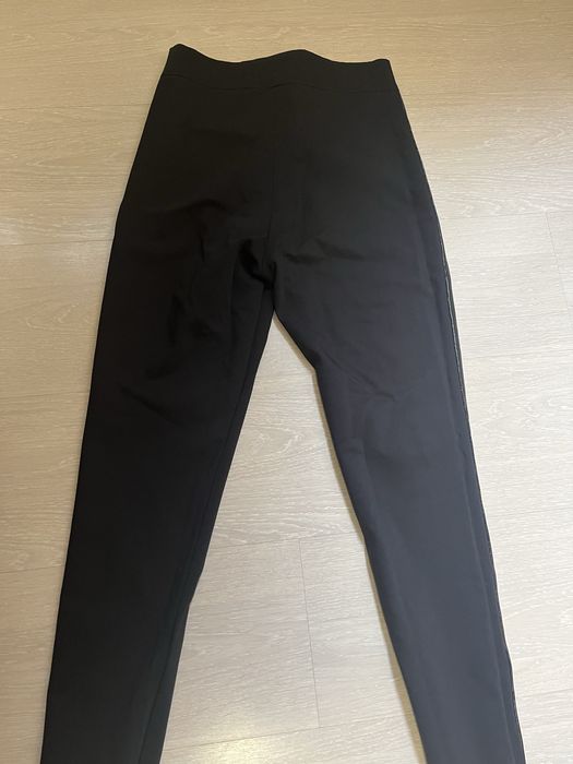 Дамски Панталон с кожени акценти