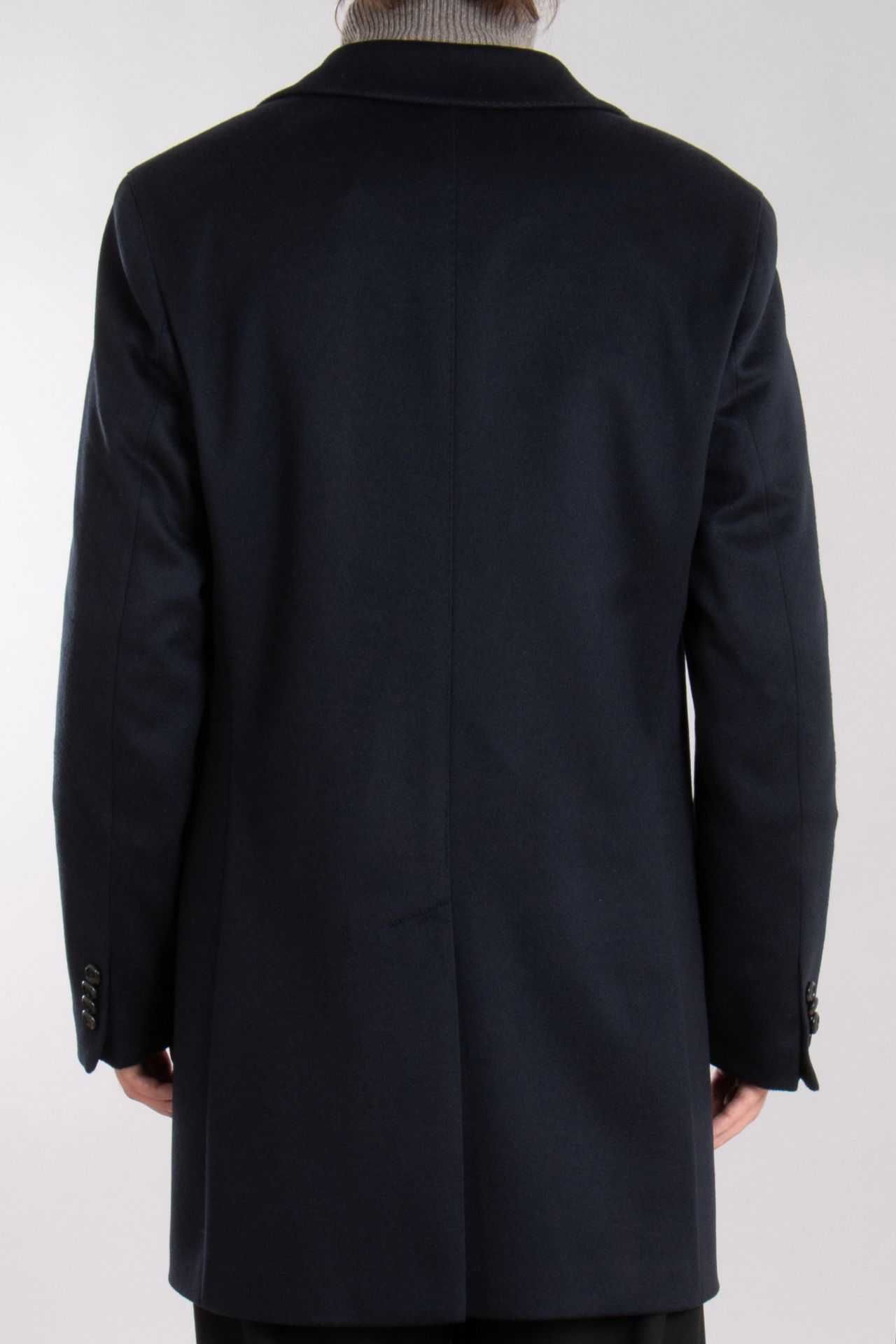 Palton de lux 54 XXL casmir Eduard Dressler NOU 100% casmir negru