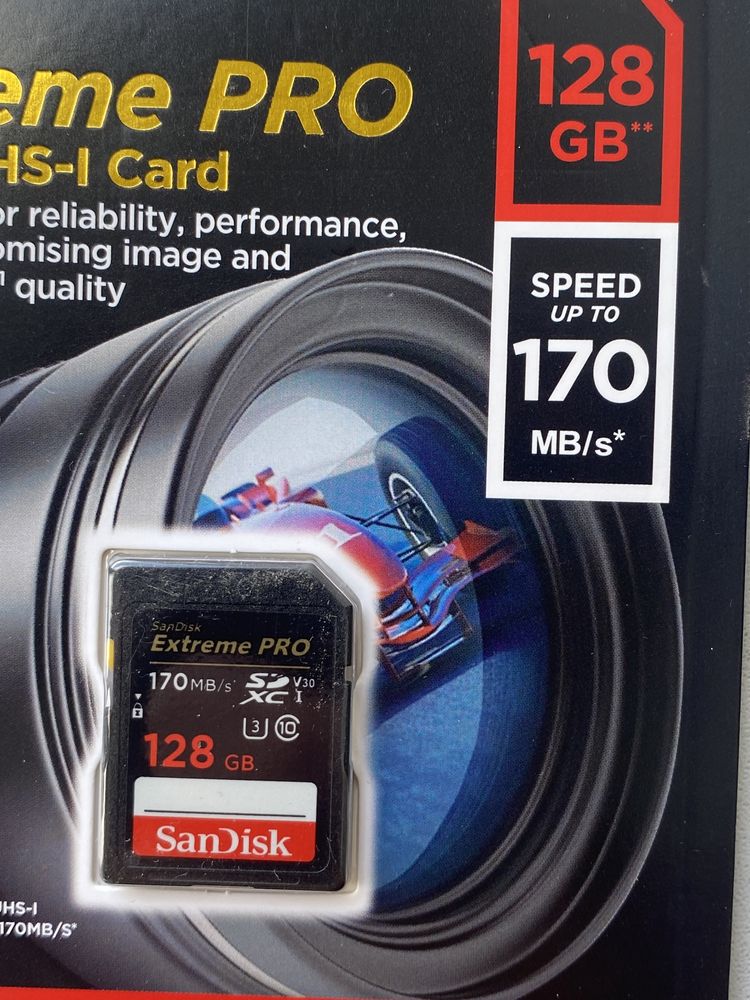 Карта памяти Sandisk 128Gb, 256Gb, 512Gb