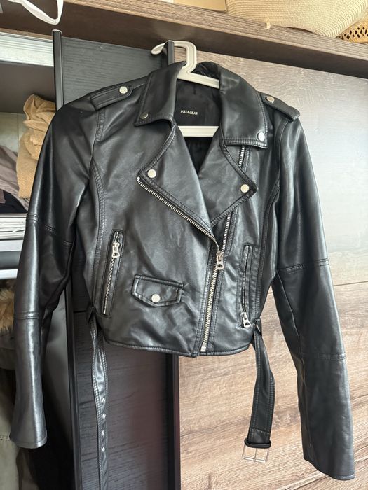 Кожено яке pull and bear