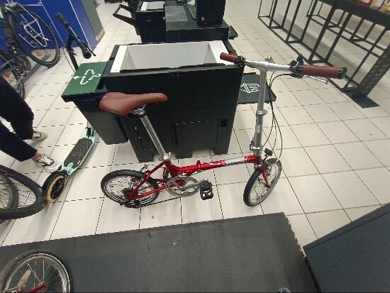 pegas rosu pliabil 16 - produs resigilat - (SecondHand) Decathlon