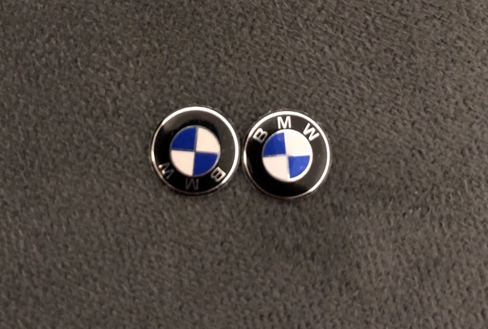 Emblema/logo cheie/key BMW 11mm aluminiu OEM E90 E60 E87 E70 F10 F30 X