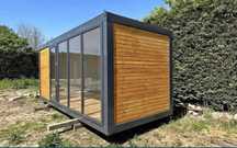 Container modular pe structura metalica
