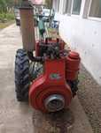 Motocultor lombardini diesel motor de 18 cai putere  perfect functiona