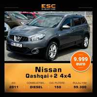 Nissan Qashqai+2 Rate fixe sau cash, Garantie, 4x4, 7 Locuri