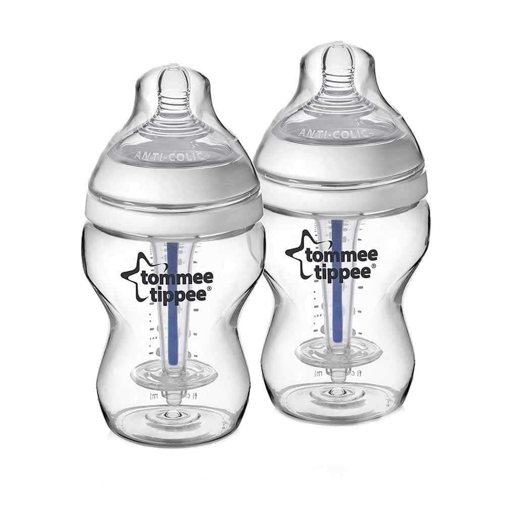 Антиколиковая бутылочка Tommee Tippee, 125 мл., 250 мл., 0-6, 6+, 18+