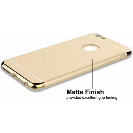 Husa pentru Apple iPhone 66S, GloMax 3in1 PerfectFit, Gold