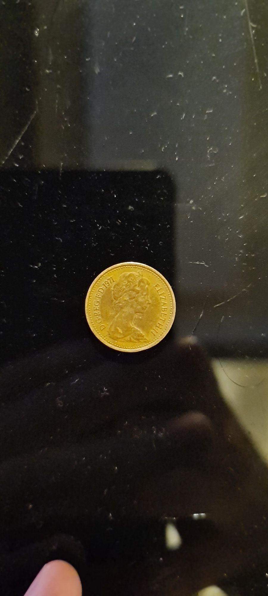 Vand moneda 1/2 penny 1971