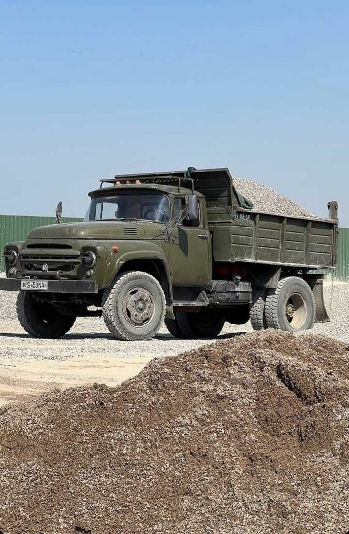 ЗИЛ перевозка щебёнка клинец шлакаблок кампот