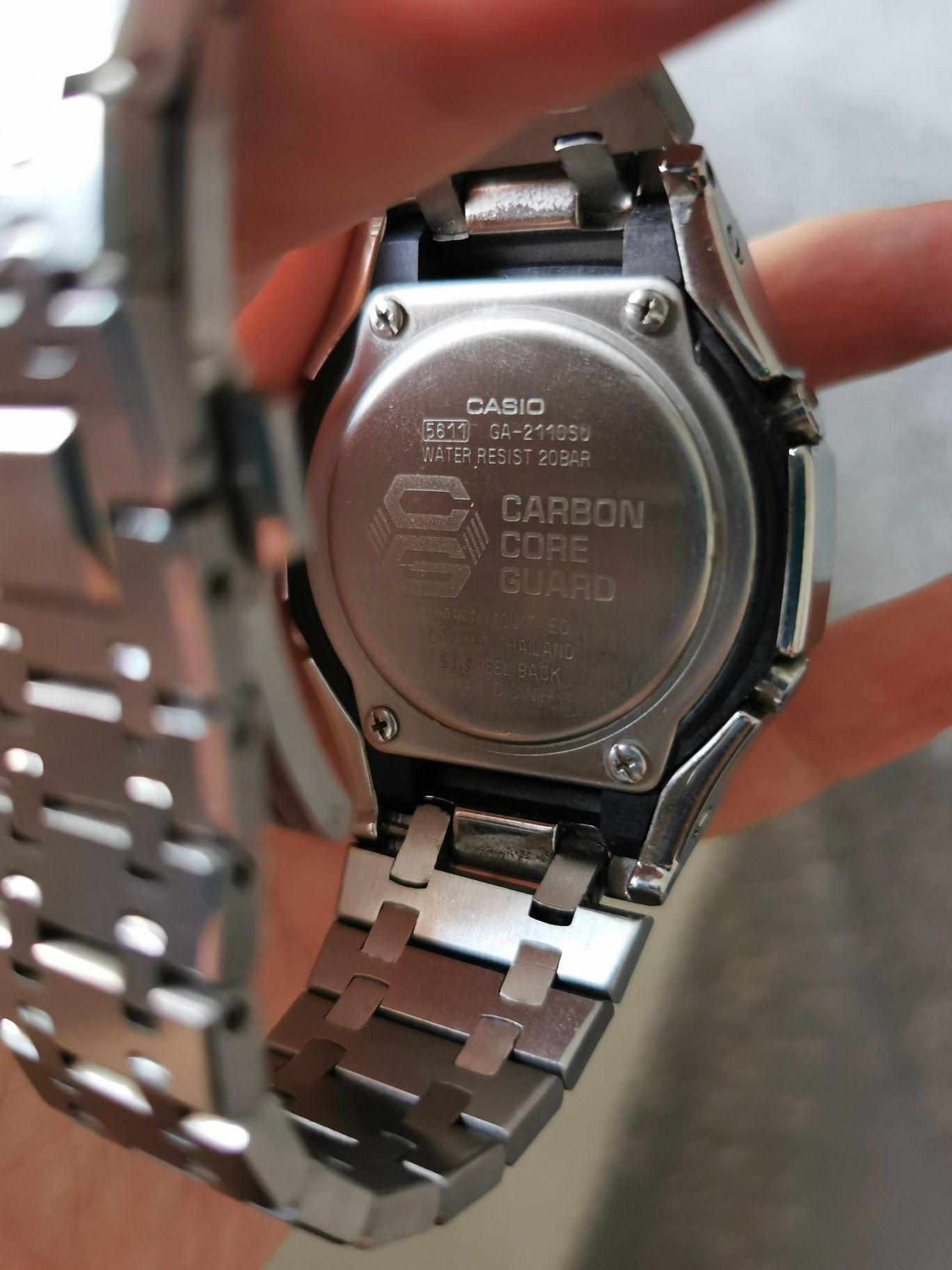Ceas Casio G-Shock modat cu Casio Oak