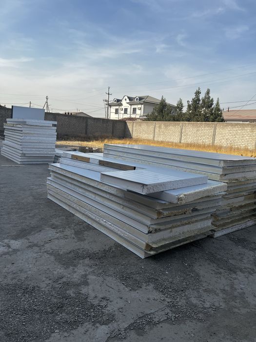 Сэндвич панели б/у в отличном состоянии