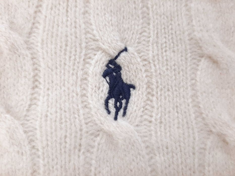 Polo Ralph Lauren Cable-Knit Zip - Оригинален мъжки пуловер с кашмир L