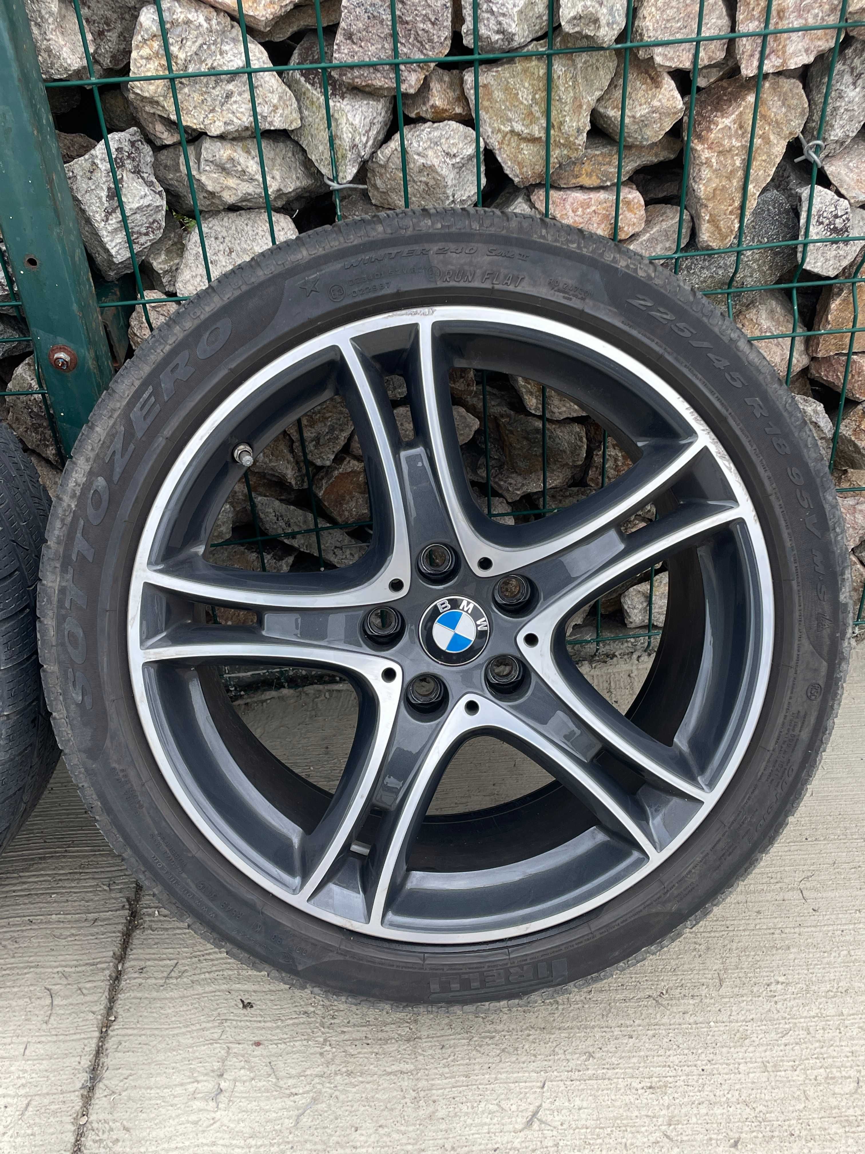 Jante originale 18" style 361 anvelope Bmw seria 1 F40, 2 F44/F45/F46