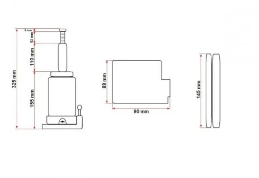 Cric auto hidraulic 3 tone 6T 8T 10 T 12T 16T 20T 32T 50T