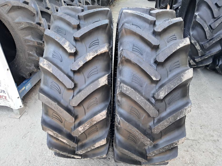Cauciucuri noi 360/70R24 marca GRI anvelope radiale tractor fata