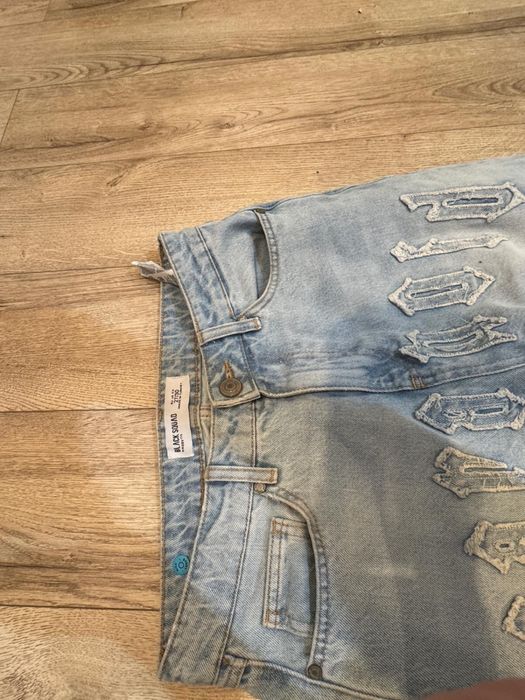 Pantaloni baggy albastri