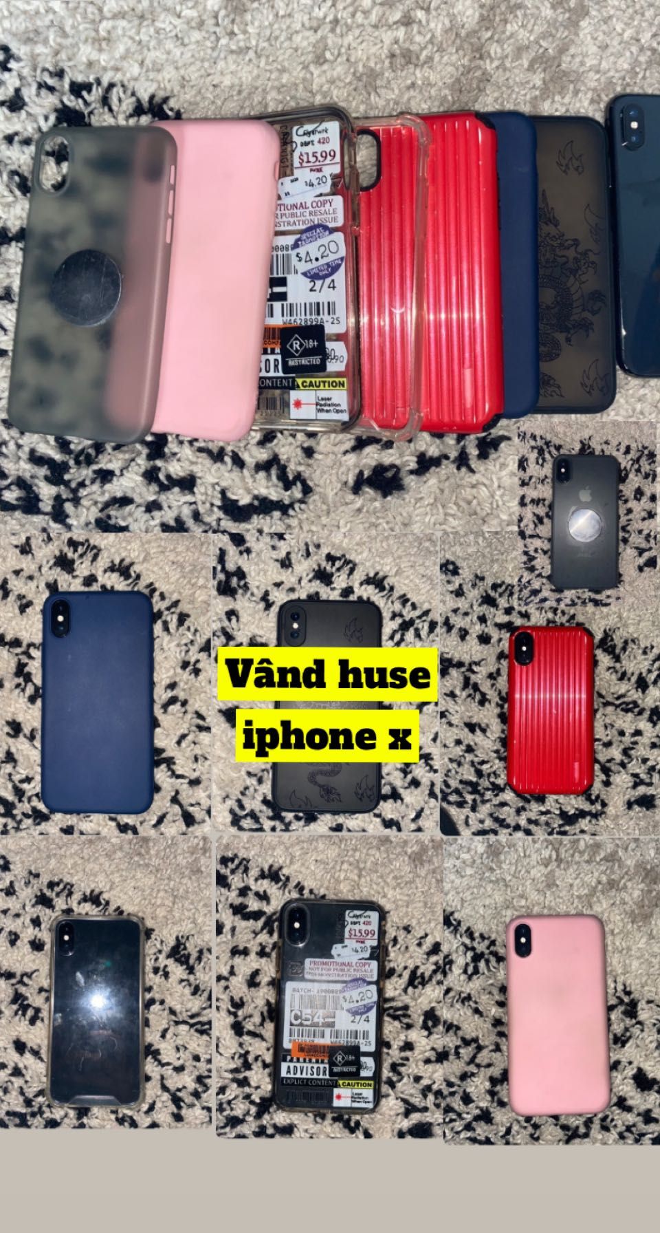 Vând Huse iPhone X