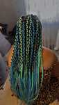 Codițe afro-box braids