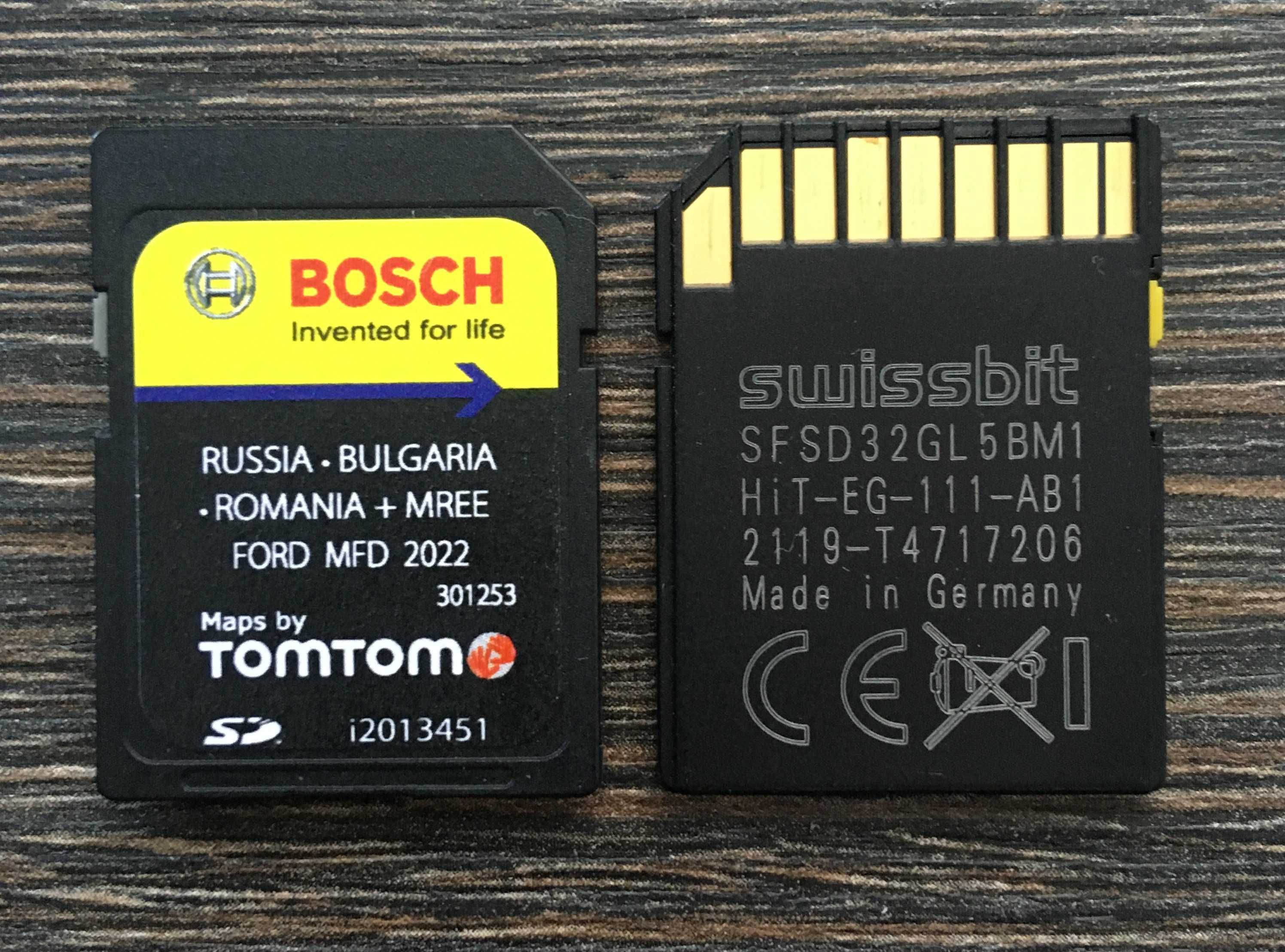 NEW 2022г Ford MFD SD Card Bulgaria Russia Romaniai Сд Карта Навигация